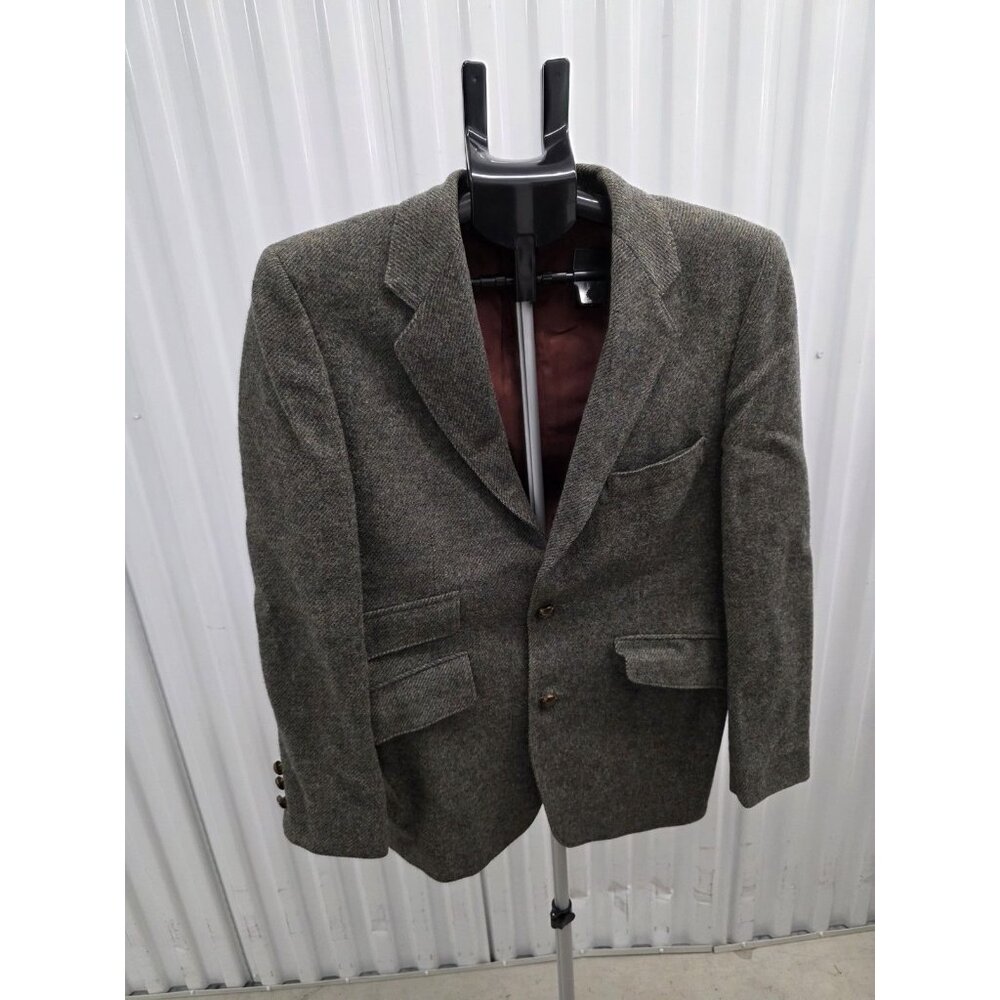 Hudson's London Men's Grey Tweed Wool Sport Coat Jacket Blazer Canada